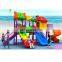 Attractive commercial plastic children outdoor games playground equipment