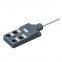 Acid and Alkali Resistance Prefabricated Cable 4Port IP69K Waterproof Junction Box for Sewage Treatment Plants