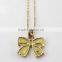 2015 factory direct sell personality latest design fashion valentine's gift bowknot pendant necklace costume jewelry necklace