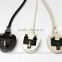 Britain style BS approval power cord UK plug