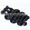 virgin wholesale human hair machine weft body wave natural black