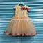 Wholesale new stylish boutique golden sequin bridesmaid baby girls dress for Christmas
