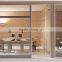 Boss office modern half height glass cubicle partition,office partition wall ( SZ-WSP361)