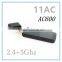 Newest 2.4GHZ&5.8GHZ 11ac 600mbps Wireless Wifi Adapter With MTK7610 Chipset