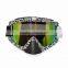BJ-MG-013A Manufacturer Adult Reflective Letter Frame custom racing motorcycle sports goggles