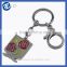 2016 Hot selling custom logo metal keychain form China