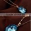 2016 wholesale newest rhinestone elegant blue crystal pendant