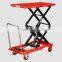 Mobile Manual Hydraulic Scissor Lift Table platform Trolley/hydraulic hand lift trolley