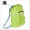 wholesale cheap drawstring backpack fashion sport khaki polyester drawstring bag