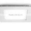 Modern residential white body recessed 18W led panel lamp round