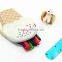 Novelty shaped pencil pouches ice cream soft leather pencil case bag