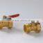 Demountable brass ball valve