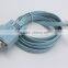 DB9F to RG45 flat cable