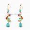 New Styles handmade Elegant Multicolor crystal Water Drop Earrings/