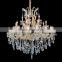 JANSOUL 6 arms golden victorian k9 crystal chandelier