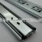 3-fold ball bearing slide telescopic drawer slide channel