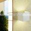 Outdoor COB Wall Light 100*100*100mm 6w 90~260v Aluminum Up Down Light Waterproof For Bathroom Adjustable Lighting Black / White