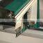 Double heads aluminum cutting saw for doors with high accurate main spindle