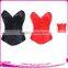 Best Sale China Factory Red Leather Steel Boned Tight Corsets