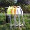Strong and durable 45H metal leg and plastic triangle folding stool
