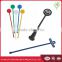 Customized plastic wine cocktail stirrer, drink coffee plastic stirrer in different colour