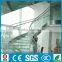Prefabricated 304SUS steel glass curved stairs