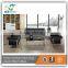 3 Seat Lesther or PU Modern Office Leather Sofa S713