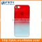 Set Screen Protector And Case For Iphone 5 , Hard Plastic Gradually Changing Color Raindrop Case