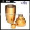Wholesale 350ml Deluxe Gold Plated Stainless Steel 304 Cocktail Shaker