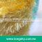 (X-125) Light gold color long hair feather knitting yarn for clothing garment