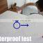 Fitted open bottom plastic washable breathable waterproof bed sheet antidust cover