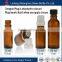 Import glass material essential oil 5ml 10ml 15ml 20ml 25ml 30ml green essential oil use bottle