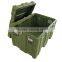 rotational molded army transit case transit container plastic tool case