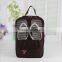Three layers portable travel shoe storage bag
