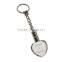 Led heart promotional key ring with customized logo/crystal key chain for wedding gifts