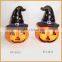 wholesale ceramic hawlloween pumpkin with tealight holder