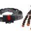 XPE Q3 LED Waterproof High Power Led Headlamp With Red Lens and Tripod