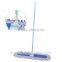 ss handle with ss clip blue with white cotton flat mop40 60 70 90cm