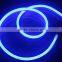 waterproof DC24V neon flex led strip light warm white and blue color