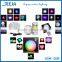 Hanging Paper Lantern illuminate Led Light Base With Remote Control RGB Color Changing