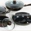 Black Coating Forged Non Stick Cookware Set With Lid Supplier's Choice