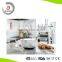 Stainless steel flour mixing bowl set of 3 with non-skid silicone bottom(black)