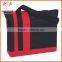 New Design Custom Larger Front Pocket 600 D Polyester Top Zippered Closure Tote Bag