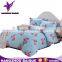 Colorful Flowers Printing Fashion Bedding Set with Duvet Cover Bed Sheet Pillowcases