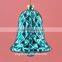 Factory supply christmas tree ornaments glass bell hot sale design christmas decoration