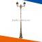 engergy saving tall classic garden light, street decorative road light, 2*E27 lamp