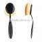 2016 Best Seller 10pcs oval toothbrush makeup brush set With Private label