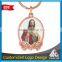 Personalized fancy Christ print keychain for religion