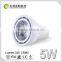 High quality led cob gu10 dimmable 5w 2700K CE Rohs 110v 220v refelctor cup, lens option