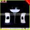 lights Led night club table, illuminated led bar furniture/colorful multicolor led light bar table
